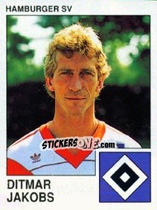 Sticker Ditmar Jakobs - German Football Bundesliga 1989-1990 - Panini