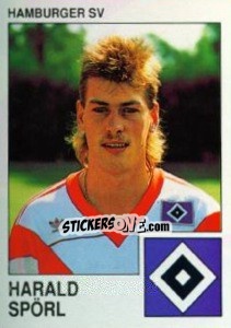 Figurina Harald Sporl - German Football Bundesliga 1989-1990 - Panini