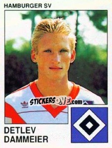 Cromo Detlev Dammeier - German Football Bundesliga 1989-1990 - Panini