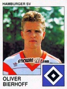Sticker Oliver Bierhoff - German Football Bundesliga 1989-1990 - Panini