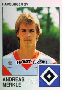 Cromo Andreas Merkle - German Football Bundesliga 1989-1990 - Panini