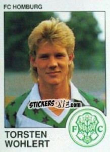 Cromo Torsten Wohlert - German Football Bundesliga 1989-1990 - Panini