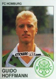 Cromo Guido Hoffmann - German Football Bundesliga 1989-1990 - Panini