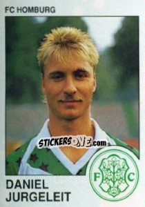 Sticker Daniel Jurgeleit - German Football Bundesliga 1989-1990 - Panini