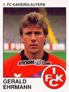 Sticker Gerald Ehrmann - German Football Bundesliga 1989-1990 - Panini