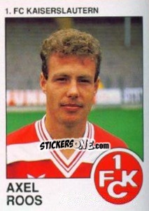 Figurina Axel Roos - German Football Bundesliga 1989-1990 - Panini