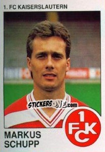 Figurina Markus Schupp - German Football Bundesliga 1989-1990 - Panini