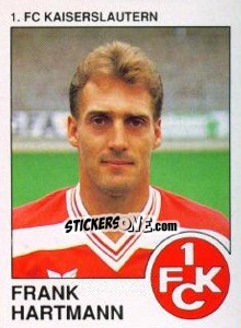 Cromo Frank Hartmann - German Football Bundesliga 1989-1990 - Panini