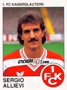 Sticker Sergio Allievi - German Football Bundesliga 1989-1990 - Panini