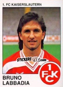 Cromo Bruno Labbadia - German Football Bundesliga 1989-1990 - Panini