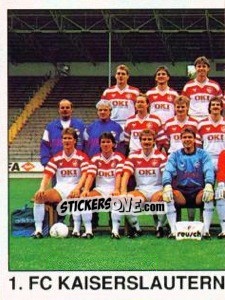 Sticker Team - German Football Bundesliga 1989-1990 - Panini