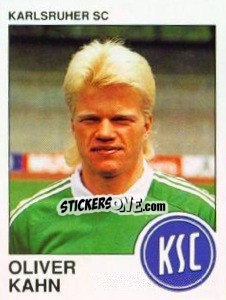 Sticker Oliver Kahn - German Football Bundesliga 1989-1990 - Panini
