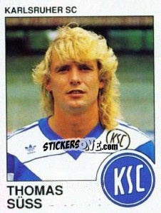 Figurina Thomas Suss - German Football Bundesliga 1989-1990 - Panini