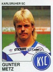 Figurina Gunter Metz - German Football Bundesliga 1989-1990 - Panini