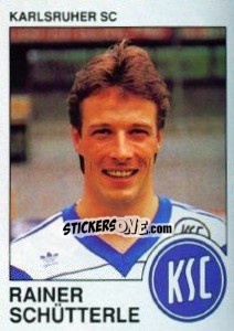 Figurina Rainer Schutterle - German Football Bundesliga 1989-1990 - Panini