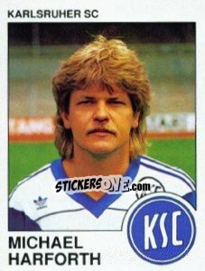 Cromo Michael Harforth - German Football Bundesliga 1989-1990 - Panini