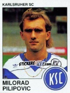 Cromo Milorad Pilipovic - German Football Bundesliga 1989-1990 - Panini