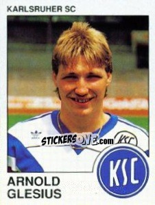 Cromo Arnold Glesius - German Football Bundesliga 1989-1990 - Panini