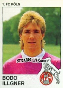 Sticker Bodo Illgner - German Football Bundesliga 1989-1990 - Panini