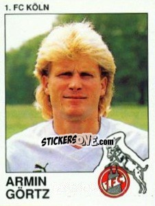 Cromo Armin Gortz - German Football Bundesliga 1989-1990 - Panini