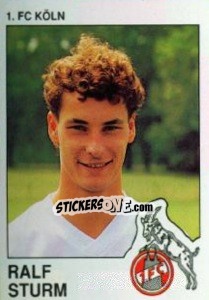 Sticker Ralf Sturm - German Football Bundesliga 1989-1990 - Panini