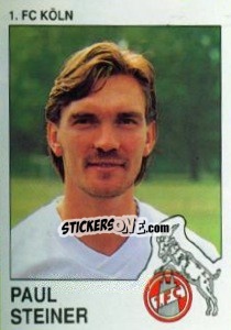 Sticker Paul Steiner - German Football Bundesliga 1989-1990 - Panini