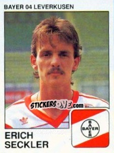 Figurina Erich Seckler - German Football Bundesliga 1989-1990 - Panini
