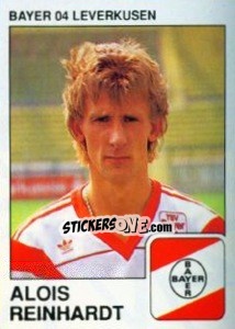 Cromo Alois Reinhardt - German Football Bundesliga 1989-1990 - Panini
