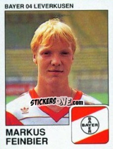 Sticker Markus Feinbier - German Football Bundesliga 1989-1990 - Panini
