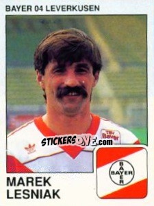 Figurina Marek Lesniak - German Football Bundesliga 1989-1990 - Panini