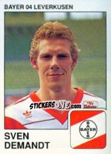 Sticker Sven Demandt - German Football Bundesliga 1989-1990 - Panini