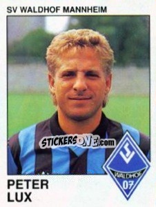 Figurina Peter Lux - German Football Bundesliga 1989-1990 - Panini