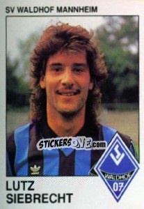 Sticker Lutz Siebrecht - German Football Bundesliga 1989-1990 - Panini