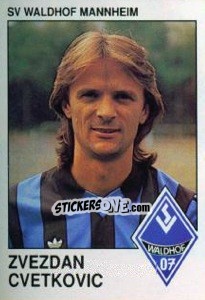 Cromo Zvezdan Cvetkovic - German Football Bundesliga 1989-1990 - Panini