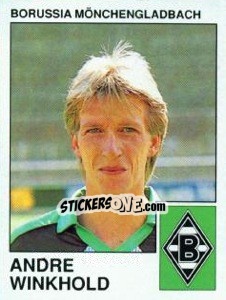 Cromo Andre Winkhold - German Football Bundesliga 1989-1990 - Panini