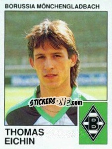 Cromo Thomas Eichin - German Football Bundesliga 1989-1990 - Panini