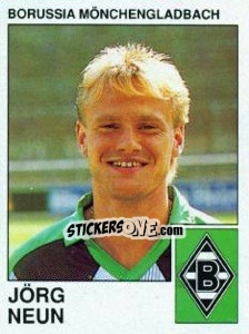 Cromo Jorg Neun - German Football Bundesliga 1989-1990 - Panini