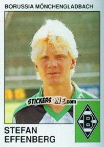 Cromo Stefan Effenburg - German Football Bundesliga 1989-1990 - Panini