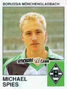 Sticker Michael Spies - German Football Bundesliga 1989-1990 - Panini