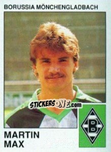 Sticker Martin Max - German Football Bundesliga 1989-1990 - Panini