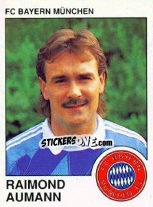 Sticker Raimond Aumann - German Football Bundesliga 1989-1990 - Panini
