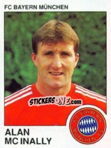 Cromo Alan McInally - German Football Bundesliga 1989-1990 - Panini