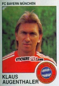 Cromo Klaus Augenthaler - German Football Bundesliga 1989-1990 - Panini