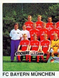 Sticker Team - German Football Bundesliga 1989-1990 - Panini