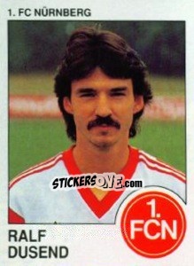 Sticker Ralf Dusend - German Football Bundesliga 1989-1990 - Panini