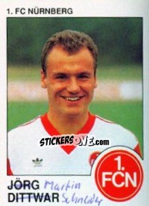 Cromo Martin Schneider - German Football Bundesliga 1989-1990 - Panini