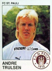 Sticker Andre Trulsen - German Football Bundesliga 1989-1990 - Panini