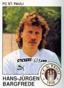 Figurina Hans-Jurgen Bargfrede - German Football Bundesliga 1989-1990 - Panini