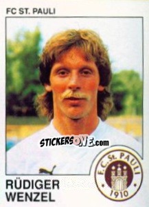 Sticker Rudiger Wenzel - German Football Bundesliga 1989-1990 - Panini