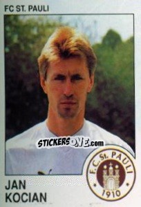 Cromo Jan Kocian - German Football Bundesliga 1989-1990 - Panini